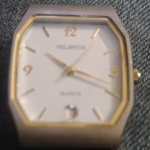 Helbros Gold and Silver Men's Watch